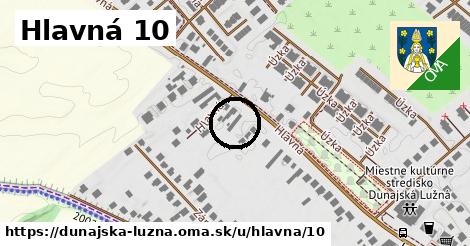 Hlavná 10, Dunajská Lužná