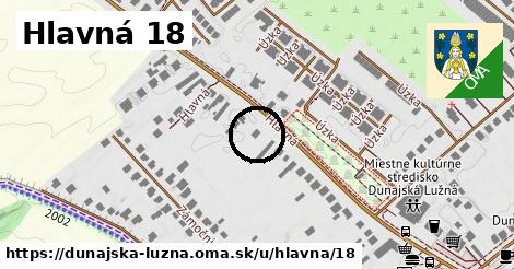 Hlavná 18, Dunajská Lužná