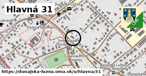 Hlavná 31, Dunajská Lužná