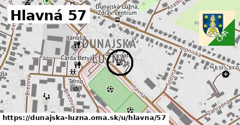 Hlavná 57, Dunajská Lužná