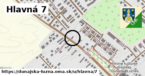 Hlavná 7, Dunajská Lužná