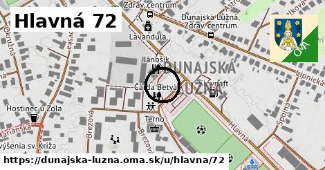 Hlavná 72, Dunajská Lužná