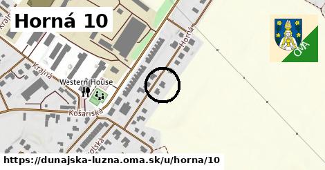 Horná 10, Dunajská Lužná