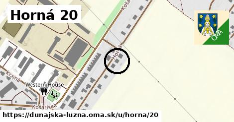 Horná 20, Dunajská Lužná