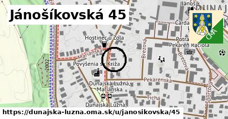 Jánošíkovská 45, Dunajská Lužná