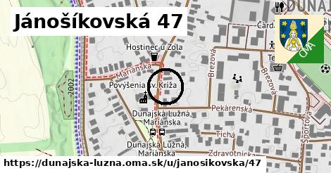 Jánošíkovská 47, Dunajská Lužná