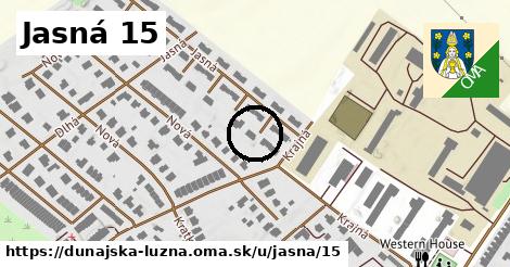 Jasná 15, Dunajská Lužná