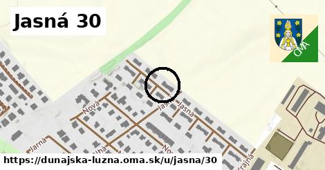 Jasná 30, Dunajská Lužná