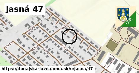 Jasná 47, Dunajská Lužná