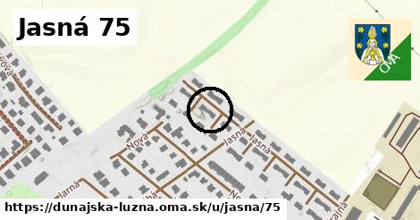 Jasná 75, Dunajská Lužná