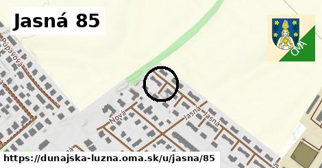 Jasná 85, Dunajská Lužná