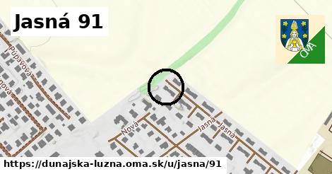 Jasná 91, Dunajská Lužná