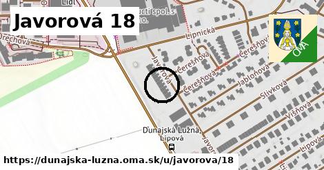 Javorová 18, Dunajská Lužná