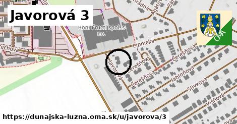 Javorová 3, Dunajská Lužná