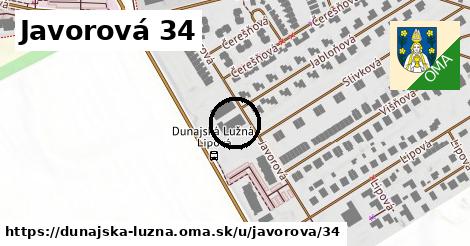 Javorová 34, Dunajská Lužná