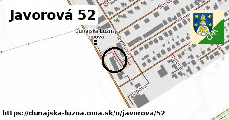 Javorová 52, Dunajská Lužná