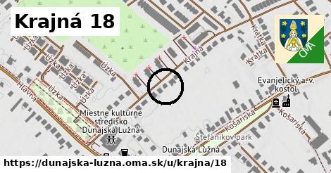 Krajná 18, Dunajská Lužná