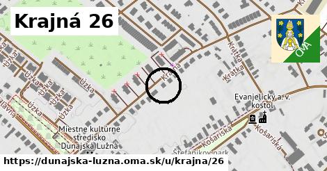 Krajná 26, Dunajská Lužná