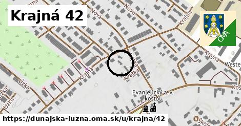 Krajná 42, Dunajská Lužná