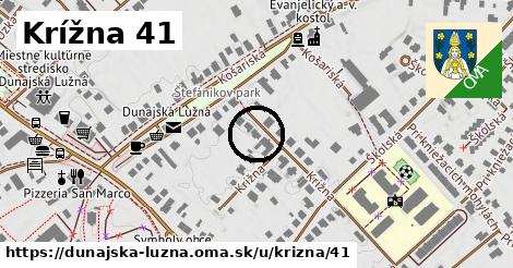 Krížna 41, Dunajská Lužná