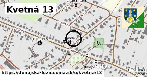 Kvetná 13, Dunajská Lužná