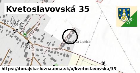 Kvetoslavovská 35, Dunajská Lužná