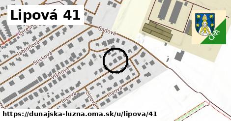 Lipová 41, Dunajská Lužná