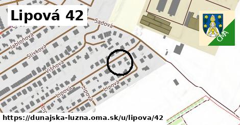 Lipová 42, Dunajská Lužná