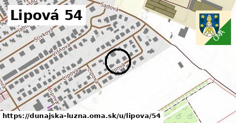 Lipová 54, Dunajská Lužná