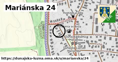 Mariánska 24, Dunajská Lužná