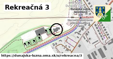 Rekreačná 3, Dunajská Lužná