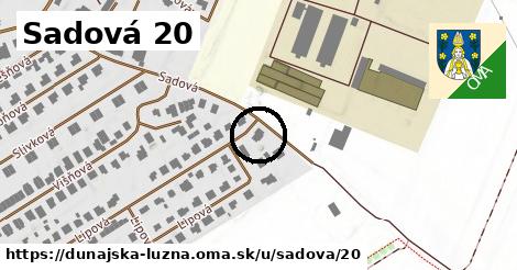 Sadová 20, Dunajská Lužná