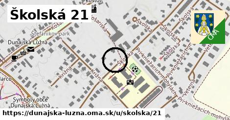 Školská 21, Dunajská Lužná