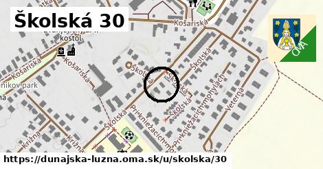 Školská 30, Dunajská Lužná