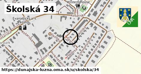 Školská 34, Dunajská Lužná