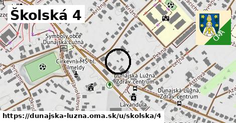 Školská 4, Dunajská Lužná