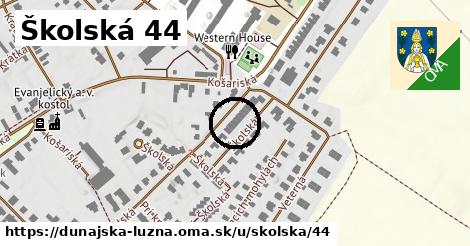 Školská 44, Dunajská Lužná