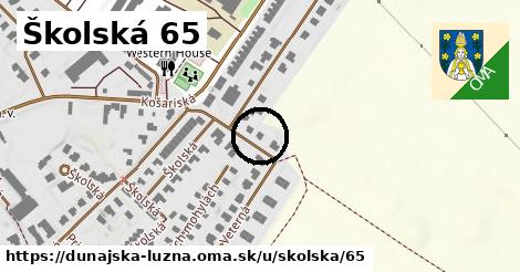 Školská 65, Dunajská Lužná