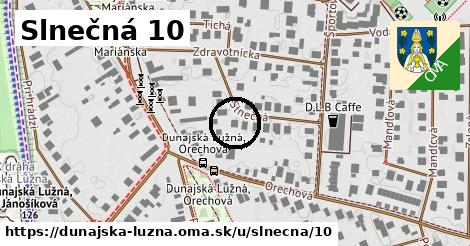 Slnečná 10, Dunajská Lužná