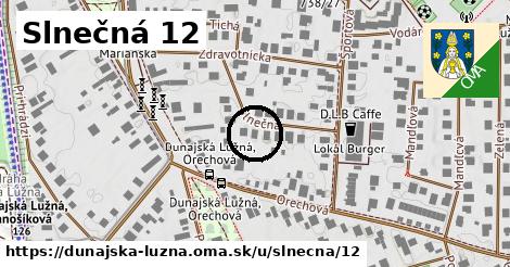 Slnečná 12, Dunajská Lužná