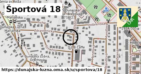 Športová 18, Dunajská Lužná