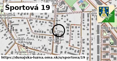 Športová 19, Dunajská Lužná