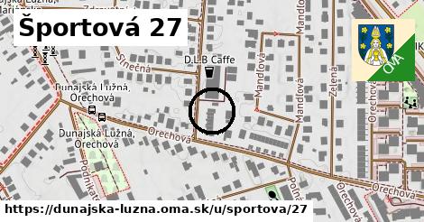 Športová 27, Dunajská Lužná