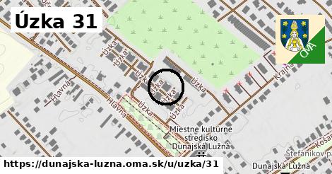 Úzka 31, Dunajská Lužná