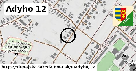 Adyho 12, Dunajská Streda