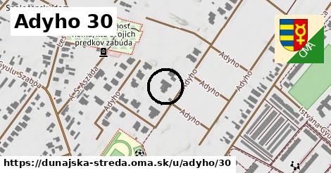 Adyho 30, Dunajská Streda