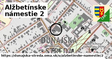 Alžbetínske námestie 2, Dunajská Streda