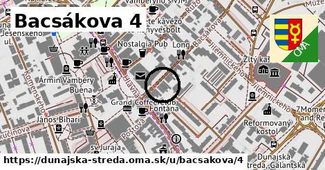 Bacsákova 4, Dunajská Streda