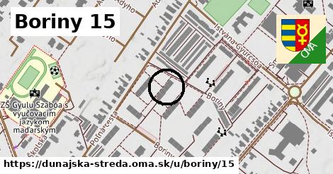 Boriny 15, Dunajská Streda