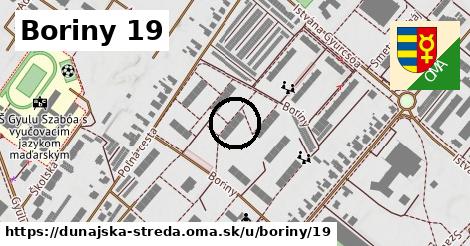 Boriny 19, Dunajská Streda